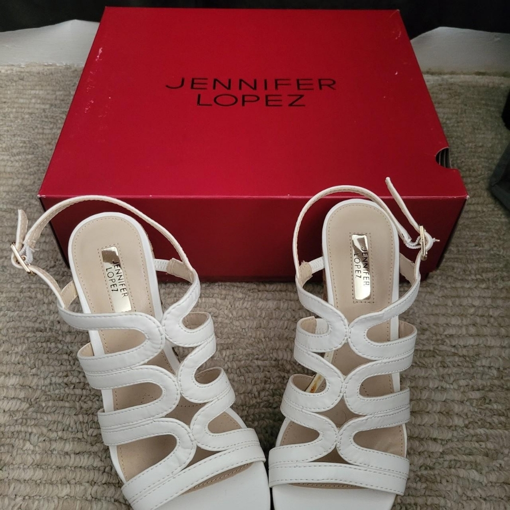 Jennifer Lopez Strappy Sandals